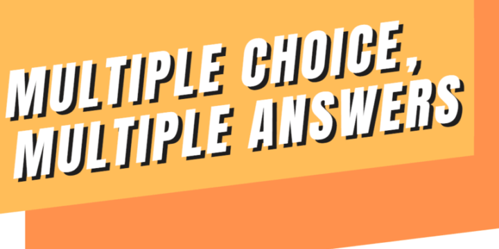 Multiple-choice, choose multiple answers (PTE Listening)