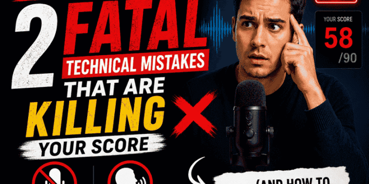 PTE Speaking: 2 Fatal Technical Mistakes That Are Killing Your Score (And How to Fix Them)